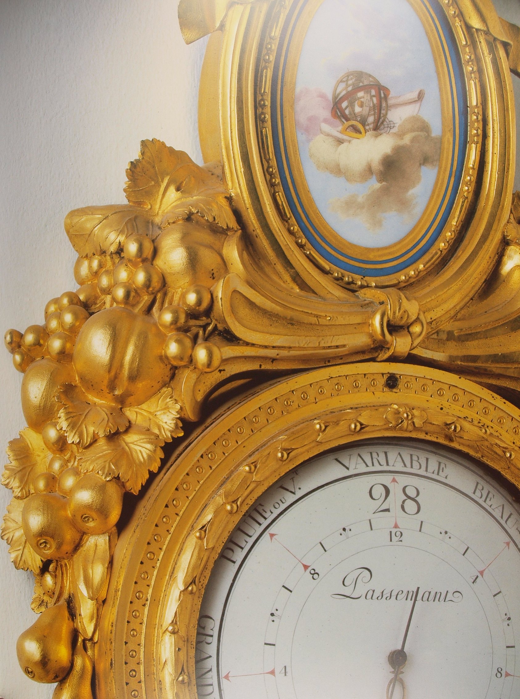 Sevres Clock and Barometer